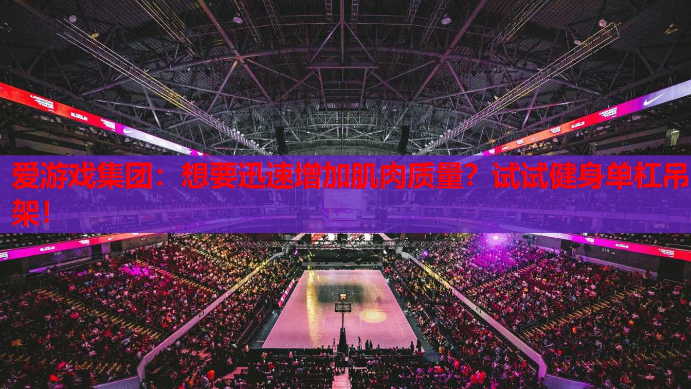 爱游戏集团：想要迅速增加肌肉质量？试试健身单杠吊架！