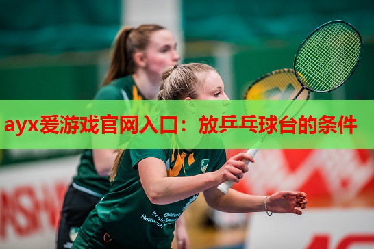 放乒乓球台的条件 放乒乓球台的条件