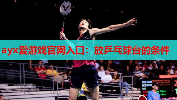 放乒乓球台的条件 放乒乓球台的条件