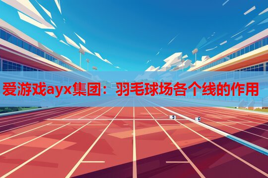 羽毛球场各个线的作用 羽毛球场各个线的作用